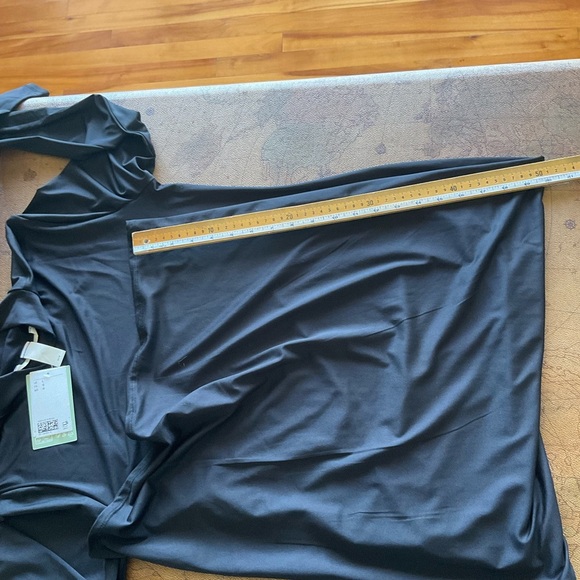 H&M NWT Black Mock Neck Long Sleeve Dress - Picture 7 of 8